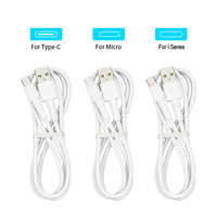 Ventas al por mayor OEM Cable de datos 1M 3.3ft 2A 3A TPE cables USB tipo A a C cables de carga de teléfono para teléfono móvil Samsung
