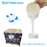 Silicone liquide de qualité médicale pour la fabrication de semelles intérieures en caoutchouc de silicone RTV-2