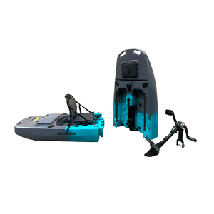 Tanque de peces vivos de gran ancho, Kayak para una persona, Kayak de pesca Modular, Pedal de aleta de Kayak motorizado para pesca, casco de Río, HDPE - Product Image 3