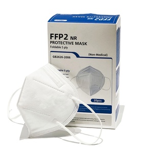 <span class=keywords><strong>Masque</strong></span> pliable <span class=keywords><strong>FFP2</strong></span> 5 plis avec attaches réglables pour les oreilles, <span class=keywords><strong>masque</strong></span> jetable EN 149 KN95 avec pince nasale en métal - Product Image 1