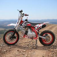 Moto tout-terrain à essence 125cc Démarrage électrique 4 temps Refroidi par air