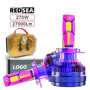 REDSEA Led 자동차 조명 180W 슈퍼 밝은 CSP 하이 로우 빔 H4 루세 주도 파라 H1 자동 Luz H11 초점 9005 파로 H7 주도 헤드 라이트 전구