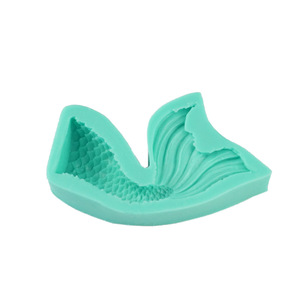 Mermaid Tail Fondant Cake Silicone Mold Green Animal Shape For Themed Party Decorating - Product Image 4