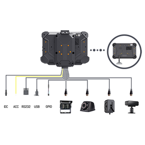 Портативный Автомобильный сенсорный экран, <span class=keywords><strong>Android</strong></span>, защищенный планшет, 7-дюймовая Многоканальная камера для общественного транспорта, IP67, 4 ГБ оперативной памяти, 64 ГБ, Canbus - Product Image 4