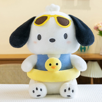 Mignon Kawaii Chat Fille Dormir Oreiller En Peluche Jouet Super Doux Dessin Animé Chiot pour Cadeaux D'anniversaire Soulagement Du Stress PP Coton En Gros
