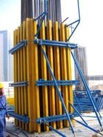 ZEEMO H20 Coffrage réglable robuste pour piliers et colonnes carrées en béton