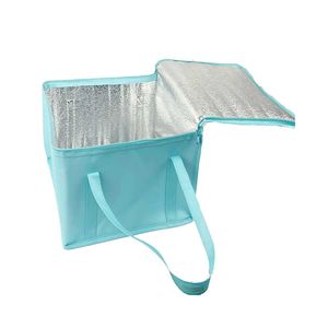 New Style <span class=keywords><strong>Hot</strong></span> <span class=keywords><strong>Selling</strong></span> Aluminium folie Große Kapazität Umwelt freundliche isolierte Einkaufstasche - Product Image 2