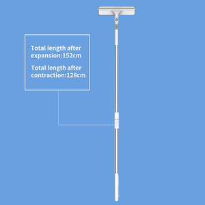 Koocca thép không gỉ Kính thiên văn cực cửa sổ scraper bàn chải sạch hộ gia đình gương làm sạch công cụ & phụ kiện - Product Image 6