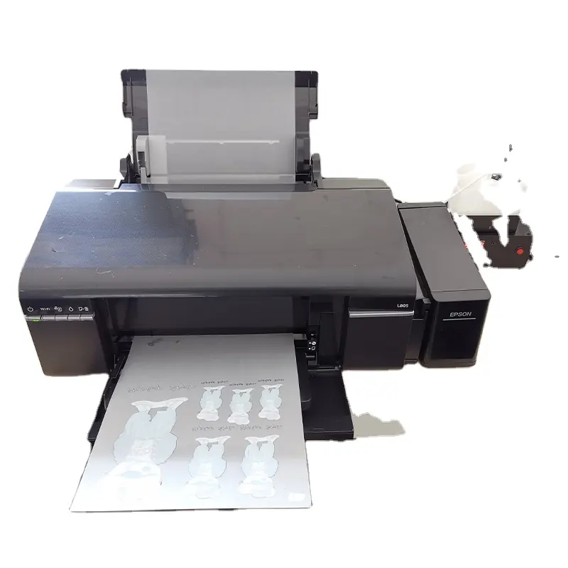 Printer Dtf A4 Kecil dengan Sistem Sirkulasi Tinta Putih Printer L805 Mesin Cetak Hadiah DIY Iklan Promosi