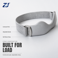 Sangle de soutien du tendon rotulien pour la course et le basketball, sangle de genou réglable avec coussinet ondulé et compression