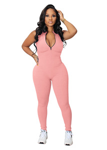 Combinaison et <span class=keywords><strong>combishort</strong></span> à fermeture éclair élastique <span class=keywords><strong>multicolore</strong></span> pour femmes Nouveaux modèles de bonbons pour femmes - Product Image 5