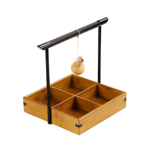 Cesta de bambú para aperitivos, caja de dulces creativa de estilo chino, caja para frutos secos, caja de almacenamiento doméstica, caja para frutas de la sala de estar - Product Image 5