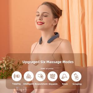 Productos de tendencia 2023 recién llegados gran oferta masaje eléctrico pulso cuello masajeador espalda 6 5 modos salud - Product Image 4