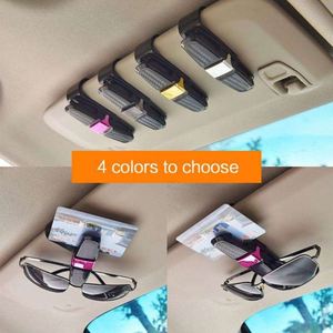 Soporte para Gafas de Sol de Material ABS con Clip para Tarjetas y Boletos, para Visera de Coche - Product Image 4