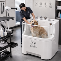 Bassin d'hydrothérapie pour chiens en verre et acrylique certifié CE, station de lavage pour chiens en hydrothérapie pour importateurs en gros
