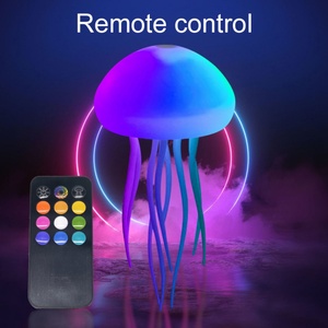 Nouveaux produits : Lampe méduse à activation sonore, lumière d'ambiance, veilleuse animée, tactile, dégradé de couleurs, batterie intégrée - Product Image 4