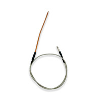 Micro-pickup piézoélectrique pour guitare folk avec barre souple et égaliseur intégré, câble argenté, instruments de musique en gros