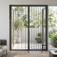 Nouvelle conception 2026 – Porte pliante moderne anti-moustiques avec ouïe-maison pour animaux de compagnie disponible (OEM)