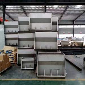 नई स्थिति स्टेनलेस स्टील सुअर ट्रफ स्वचालित फीडर एकल-पक्षीय या डबल पक्षीय गीला या सूखी फ़ीड 1 वर्ष की वारंटी - Product Image 4