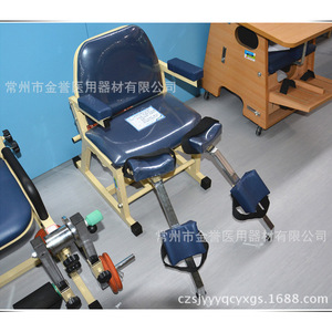 Silla de entrenamiento con peso para articulaciones de la cadera para niños, ajustable para rehabilitación y entrenamiento de fuerza muscular de las extremidades inferiores, color azul, talla única - Product Image 1