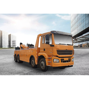 Truk Derek Terintegrasi 8x4 Diesel EURO 5 Tugas Berat Baru dengan Kapasitas Muatan Stabil - Product Image 1