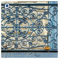 Clôture de séparation en métal moderne de style fer forgé pour propriétés résidentielles et commerciales