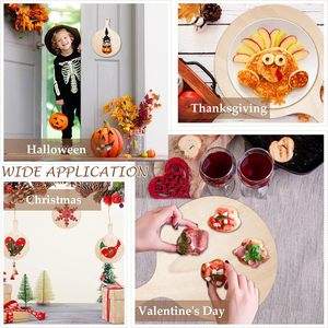 6 Piece Mini <strong>Unfinished</strong> <strong>Wooden</strong> Cutting <strong>Board</strong> Craft Handle Rustic <strong>Cheese</strong> Charcuterie Serving <strong>Board</strong> Disposable Dishwasher Safe - Product Image 4