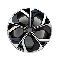 Jante en alliage d'aluminium de qualité supérieure de 17 pouces 6.5J 5x114.3 ET40 CB60 Remplacement de jante automobile OE Convient à BYD Yuan Plus