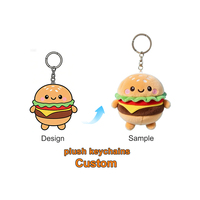 Boneka Plushie Custom Berkualitas Tinggi, Mainan Hewan Boneka Custom, Boneka Beruang Plushie Custom, Mainan Hewan Boneka Mini Plushie, Gantungan Kunci Beruang