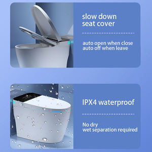 Appareil Sanitaire Automatique Coloré Affichage HD Intelligent Wc Bidet Toilette Électrique Salle de Bain Placard d'<span class=keywords><strong>Eau</strong></span> Toilette Intelligente en Céramique - Product Image 6