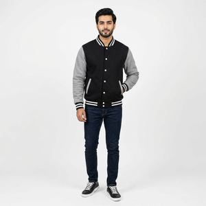 Best Hot Sale Latest Design High Quality Customized Men Casual Varsity Jacket New Fashionable Letterman Jackets For <b>Boys</b> - Product Image 1