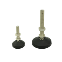 Pieds de meubles robustes D50-M12x50 90 kg charge réglable nivellement support de montage pour Table d'entrepôt d'atelier industriel