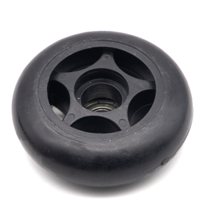 Next-Gen Cast Iron Core Pu Service Cart Casters Set Of 4 Pieces 360° Smooth Rotation And Soft-Touch Surface For Mobile Workbench - Product Image 2