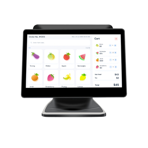 15.6-inch có thể gập lại màn hình cảm ứng nhà hàng hệ thống POS Kinh Doanh Hiệu Quả tiền mặt đăng ký đặt hàng máy cho nhà hàng - Product Image 2