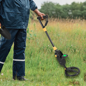 Detector de Metales para Niños y Jóvenes de 7.4 Pulgadas, Resistente al Agua, Negro/Amarillo, con Bobina de Búsqueda Ligera (24"-35") Ajustable - Product Image 6