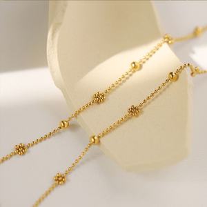 Collares de Joyería Fina Elegantes y de Lujo Chapados en Oro PVD de 18K, Resistentes a la Decoloración, Collares de Cadena de Acero Inoxidable para Mujer - Product Image 2