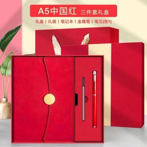 Custom OEM Luxury Corporate PU Leather Notebook <b>Pen</b> Gift Set Custom Color Exquisite Design for Christmas Thanksgiving Easter - Product Image 4