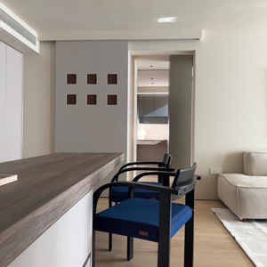 Porte Fantôme en Bois Massif Vintage Rail <span class=keywords><strong>Invisible</strong></span> Glissière Dissimulée Design Style Moderne Imperméable pour l'Application de la Chambre Intérieure - Product Image 2