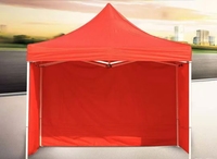 ABCCANOPY 3x3m PVC Tente de réception pliable portable pour balcon et abri de jardin