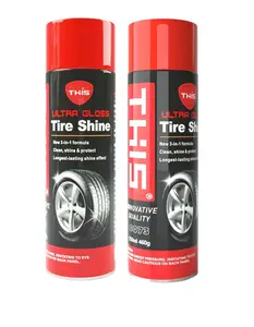 Product For Car Foam Custom Aerosol Wheel Car Care Concentrate Detail Black Dimond High Gloss Magic Private Label Tire Shine