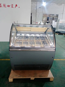 Lemari Pendingin Es Krim Komersial Kohinur Kapasitas 170L -18 -22 Derajat Celcius Konstruksi Kaca Stainless Steel untuk Restoran/Hotel - Product Image 4