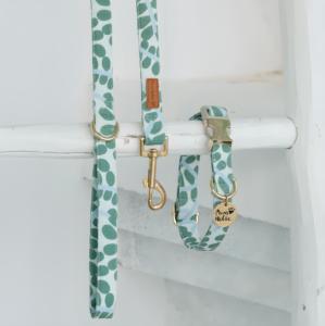 Collar de perro de algodón de lujo moderno y elegante impreso moda suave y duradero personalizado OEM ODM personalizado con características saludables - Product Image 2