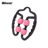 Rouleau de massage Trigger Point pour les jambes, texture 3D à 360 degrés, poignée antidérapante, équipement de récupération musculaire pour la maison et la salle de sport