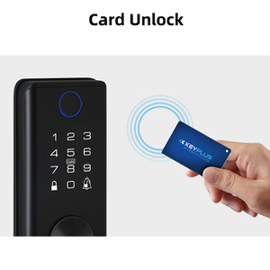 Cerradura Inteligente de Alta Seguridad con Huella Digital, Autobloqueo Digital sin Llave, Cerradura Automática, Fechaduras Inteligentes con App Tuya y Wifi - Product Image 1