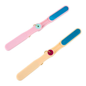 Venta caliente profesional Premium desechable Cadena <span class=keywords><strong>de</strong></span> cuentas vidrio plástico <span class=keywords><strong>de</strong></span> dos caras micrón plegable <span class=keywords><strong>lima</strong></span> <span class=keywords><strong>de</strong></span> <span class=keywords><strong>uñas</strong></span> giratoria - Product Image 2