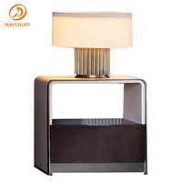 Petite table d'angle décorative moderne, rectangulaire, blanche, turque, en bois, multi-usages, de style européen, pour chambre à coucher