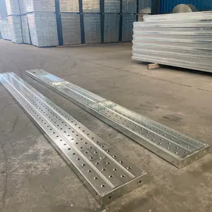 Placa de metal galvanizada para andaimes de fábrica na China, pranchas de aço para construção de andaimes