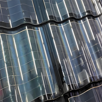 Solar Curved Tiles für Villen-Schnelle Installation + 25 Jahre Garantie, schön und Stromer zeugung