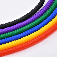 Produit en silicone personnalisé, Tuyau de chicha avec poignée en silicone et embout en acier inoxydable, Tuyau de chicha rétractable en PVC