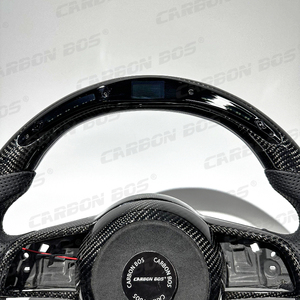 Volant pour Volkswagen Mk7 <span class=keywords><strong>Golf</strong></span> 7 R Mk6 Mk5 GTI <span class=keywords><strong>GTD</strong></span> GTS GTE GLI R-Line CC Led Volant en fibre de carbone Personnalisation - Product Image 5